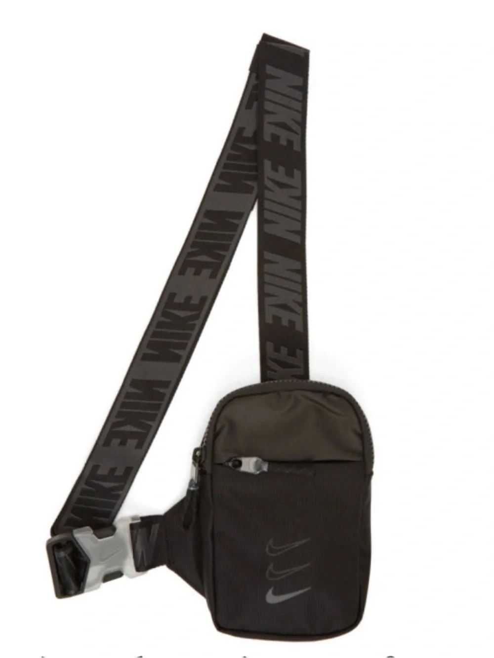 Nike Black Compact Sling Bag with Branded adjustable  Strap